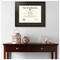 ArtToFrames 13x17 inch Diploma Frame - Framed with Black and Gold Mats, Comes with Regular Acrylic and Sawtooth Hanger for Wall Hanging (D-13x17)